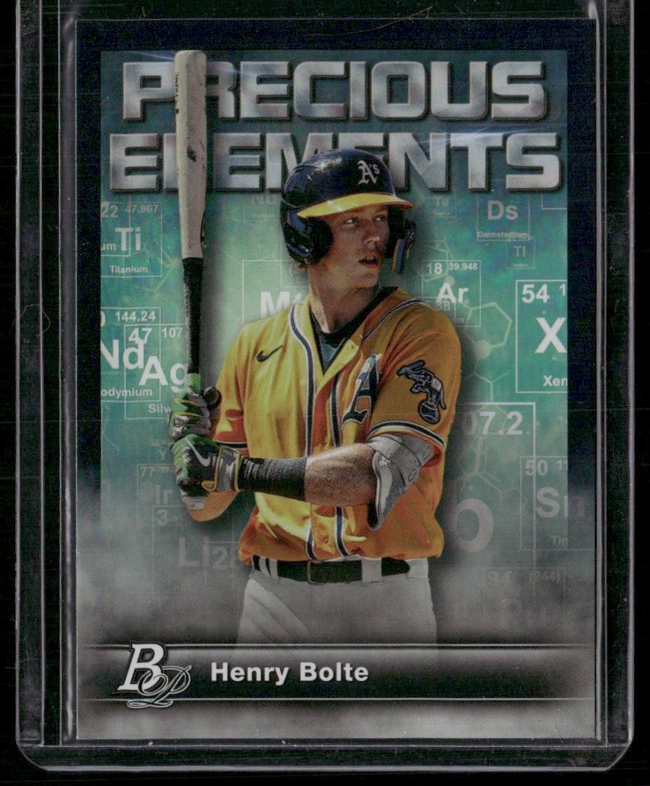 2023 Bowman Platinum #PE-6 Henry Bolte Precious Elements