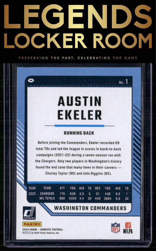 2024 Donruss #1 Austin Ekeler