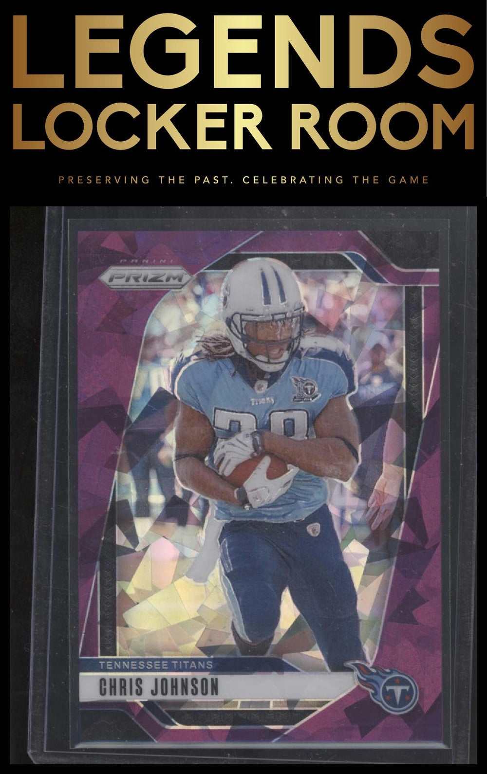 2024 Panini Prizm #284 Chris Johnson Purple Ice #/225