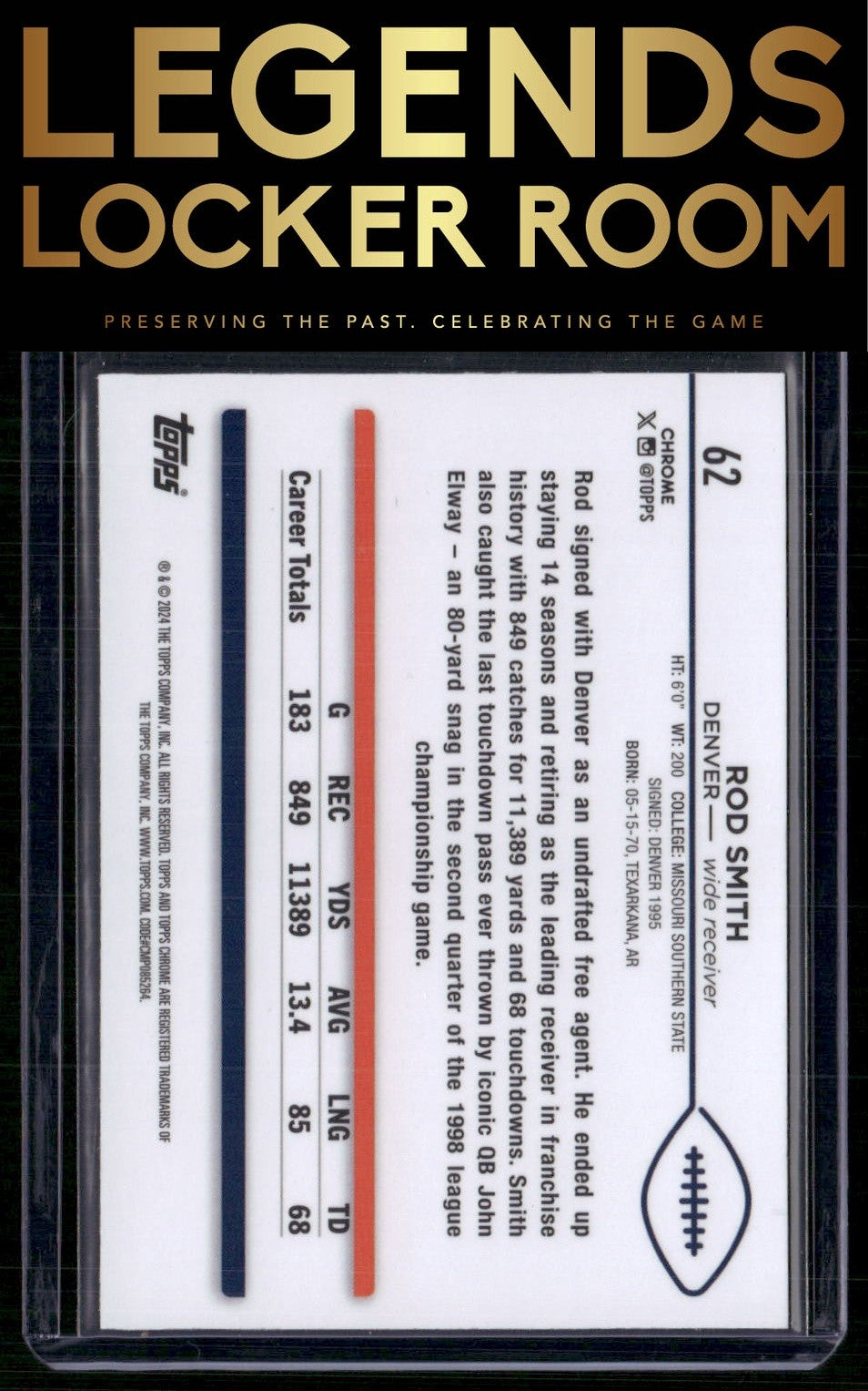 2024 Topps Chrome #62 Rod Smith