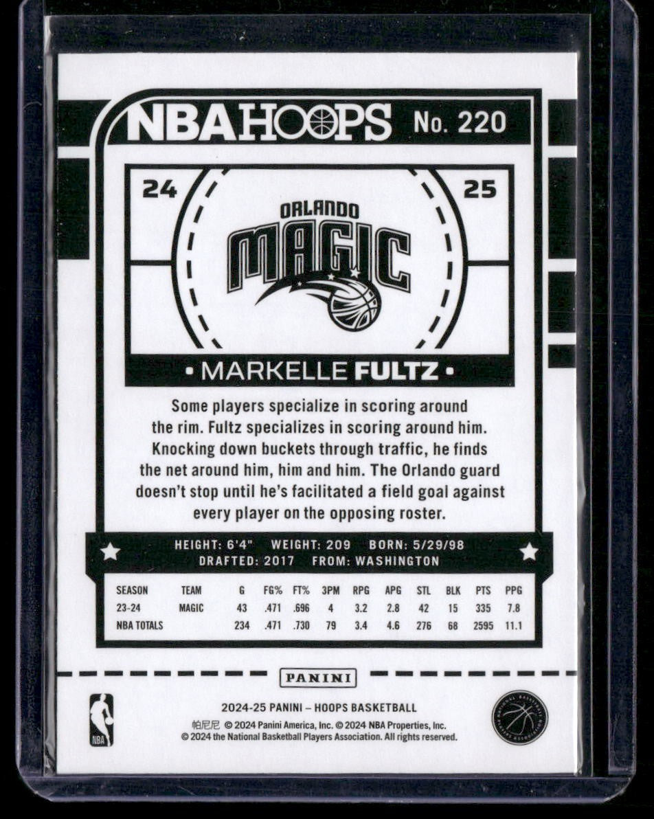 2024-25 Hoops #220 Markelle Fultz
