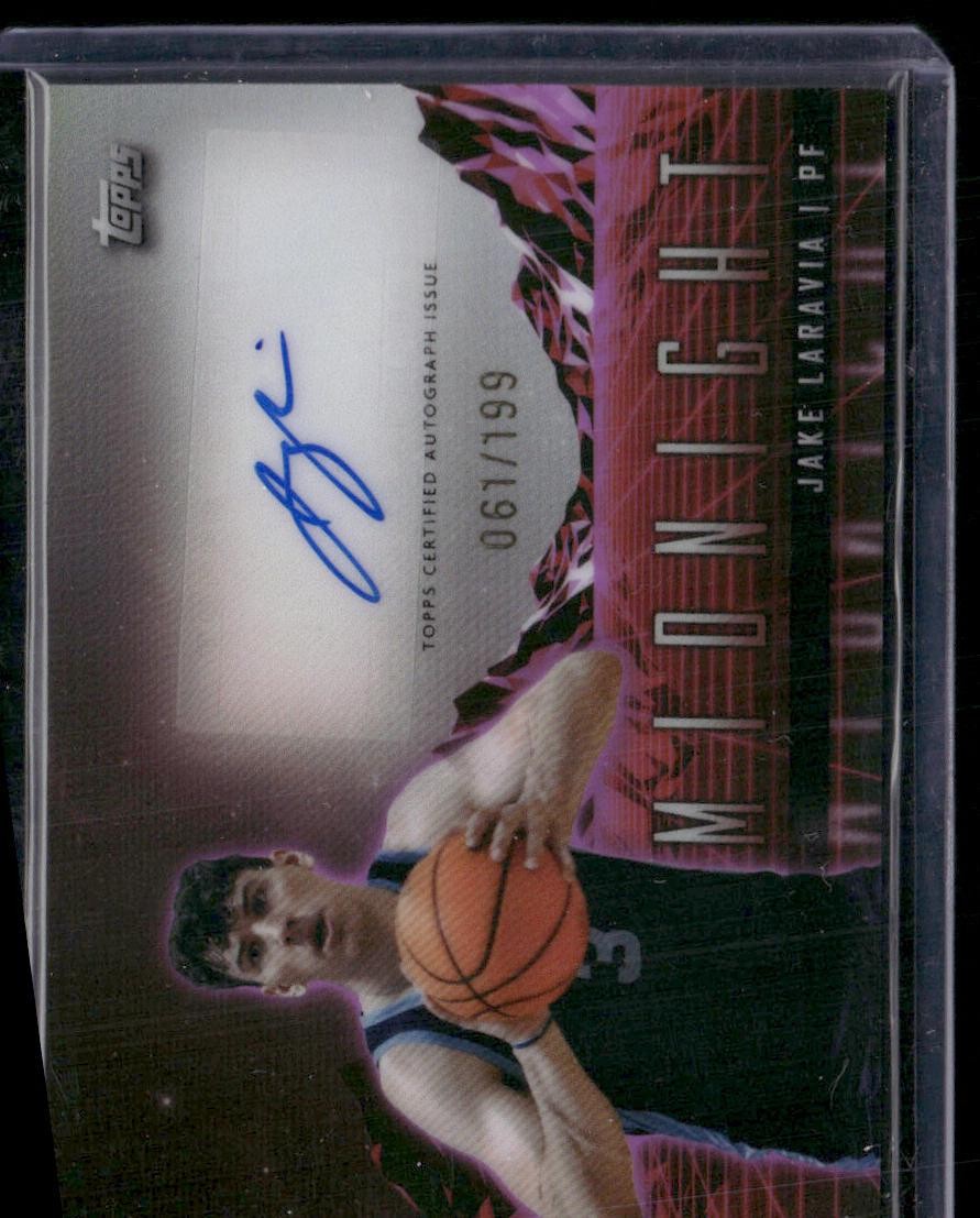 2023-24 Topps Midnight #HS-JL Jake Laravia Horizon Signatures Twilight Max #/199