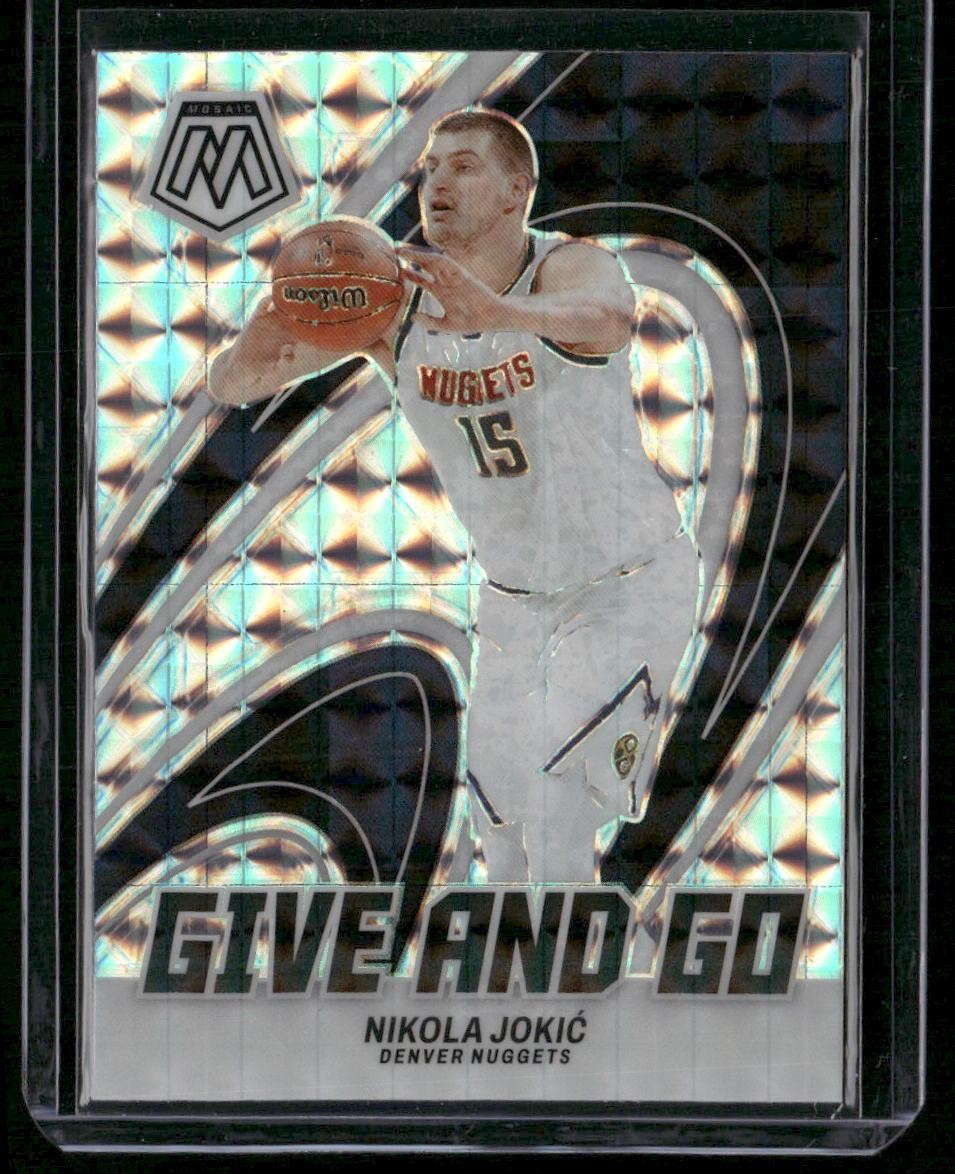 2023-24 Panini Mosaic #6 Nikola Jokic Give and Go Mosaic