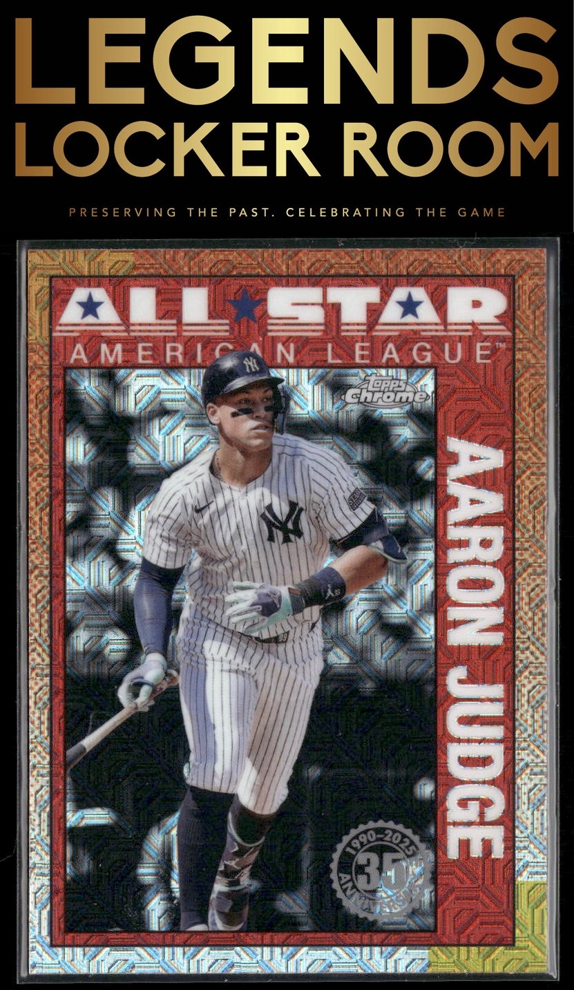 2025 Topps Aaron Judge 1990 Topps Baseball 35th Chrome All-Stars Mojo