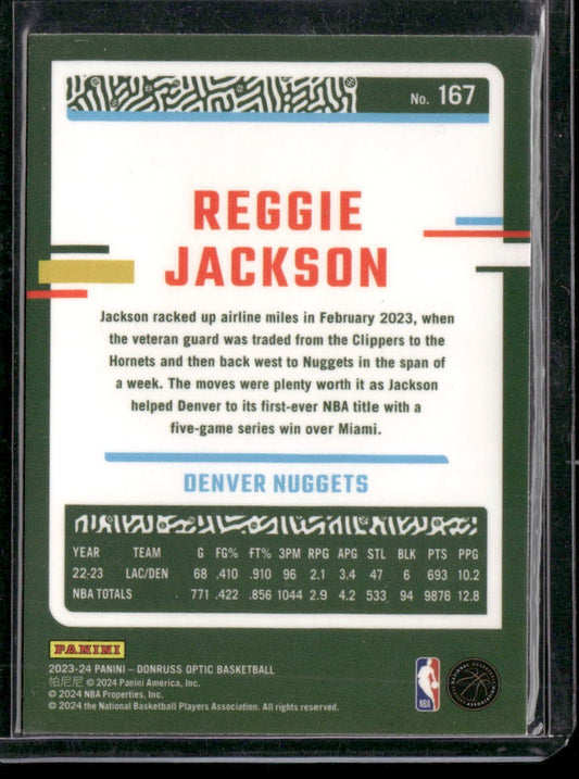 2023-24 Donruss Optic #167 Reggie Jackson