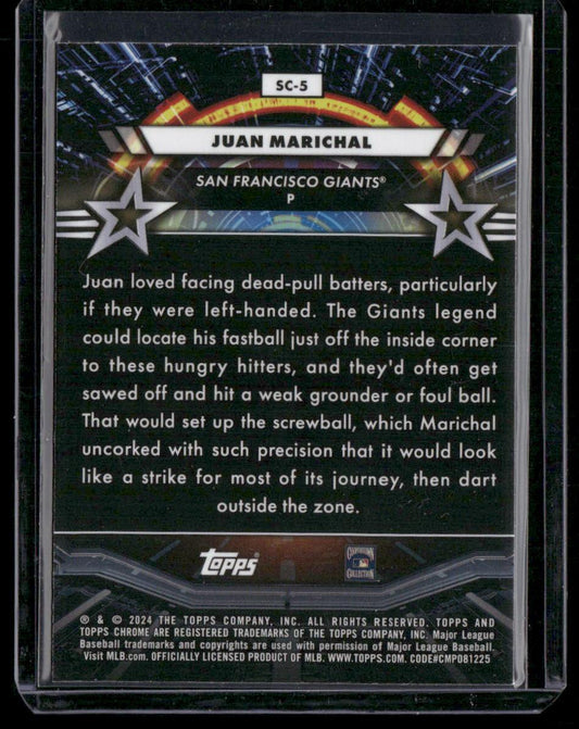 2024 Topps Chrome Cosmic #SC-5 Juan Marichal Star Command