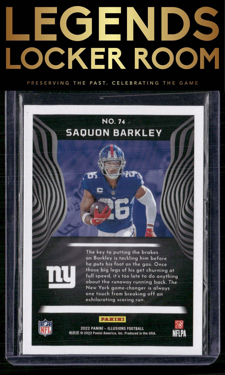 2022 Panini Illusions #74 Saquon Barkley Retail