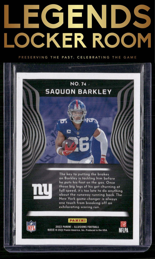 2022 Panini Illusions #74 Saquon Barkley Retail