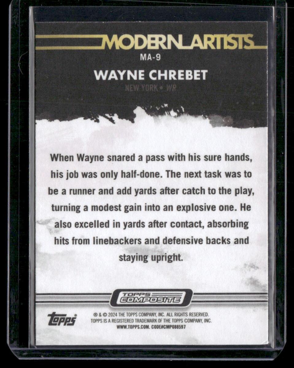 2023 Topps Composite #MA-9 Wayne Chrebet Modern Artists