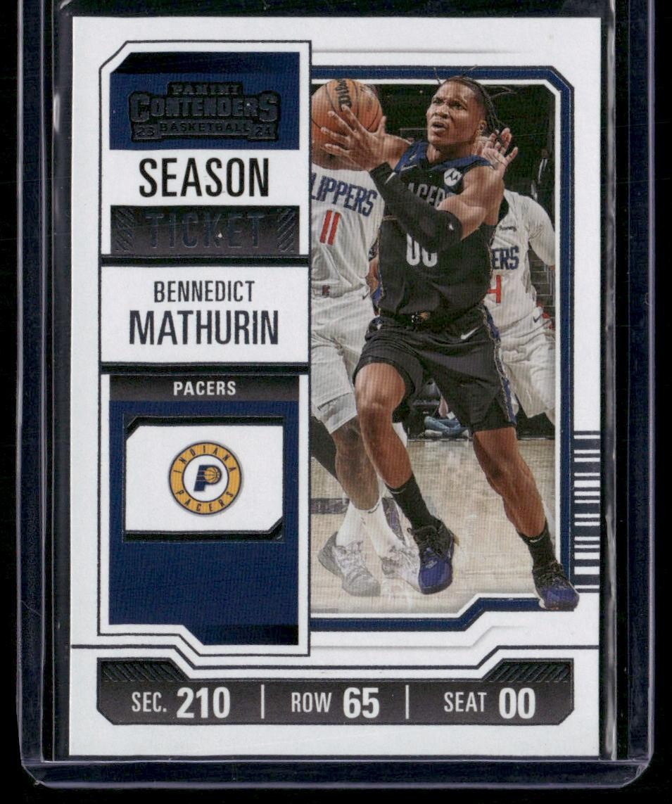 2023-24 Panini Contenders #10 Bennedict Mathurin