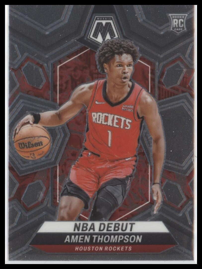 2023-24 Panini Mosaic #269 Amen Thompson NBA Debut
