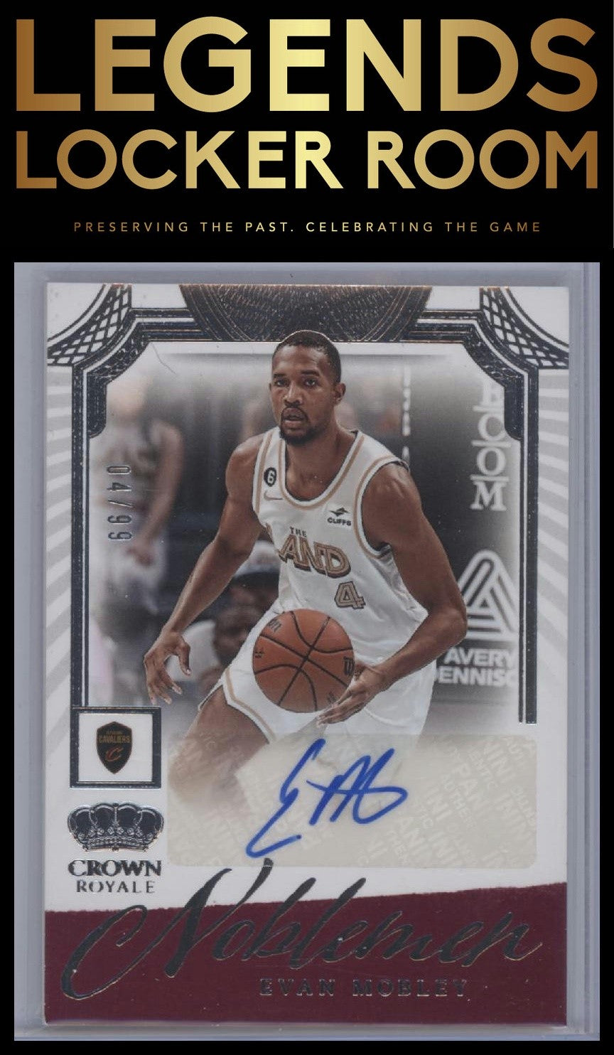 2023-24 Panini Crown Royale #NM-MOB Evan Mobley Noblemen #/99