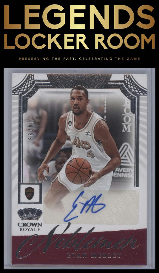 2023-24 Panini Crown Royale #NM-MOB Evan Mobley Noblemen #/99
