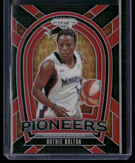 2024 Panini Prizm WNBA #6 Ruthie Bolton Pioneers Prizms Red #/99