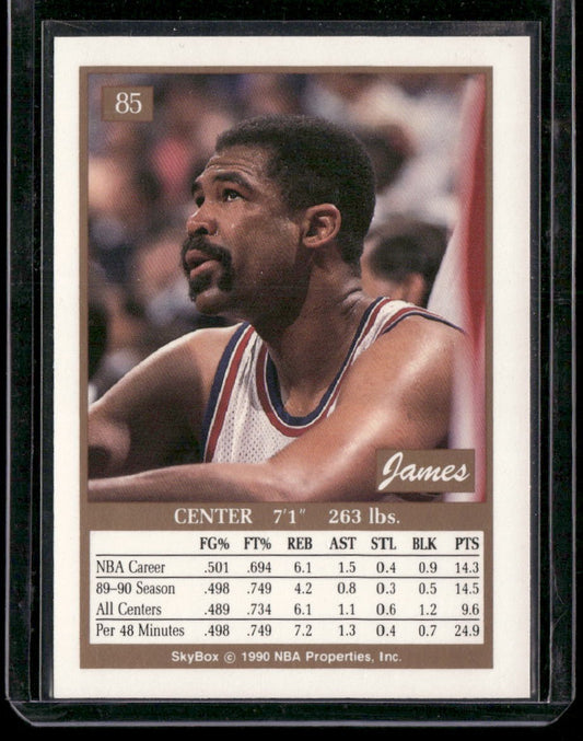 1990-91 SkyBox #85 James Edwards