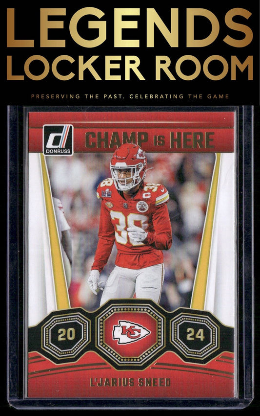 2024 Donruss #10 L'Jarius Sneed Champ is Here
