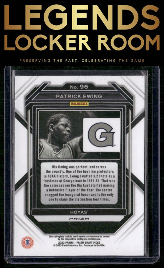 2023 Panini Prizm Draft Picks #96 Patrick Ewing Red Ice