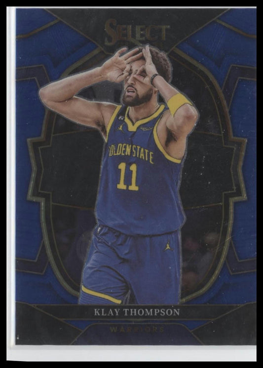 2022-23 Panini Select #19 Klay Thompson Blue (Retail Base)