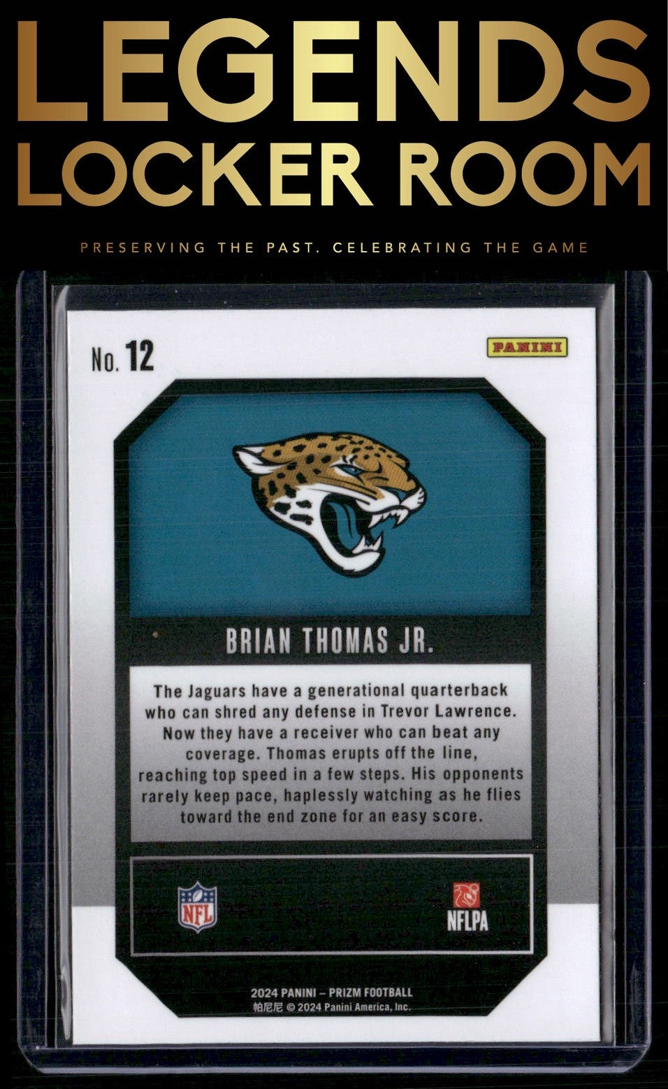 2024 Panini Prizm #12 Brian Thomas Jr. Emergent