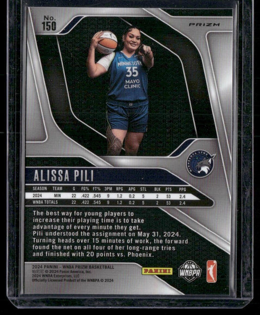 2024 Panini Prizm WNBA #150 Alissa Pili Silver Prizms