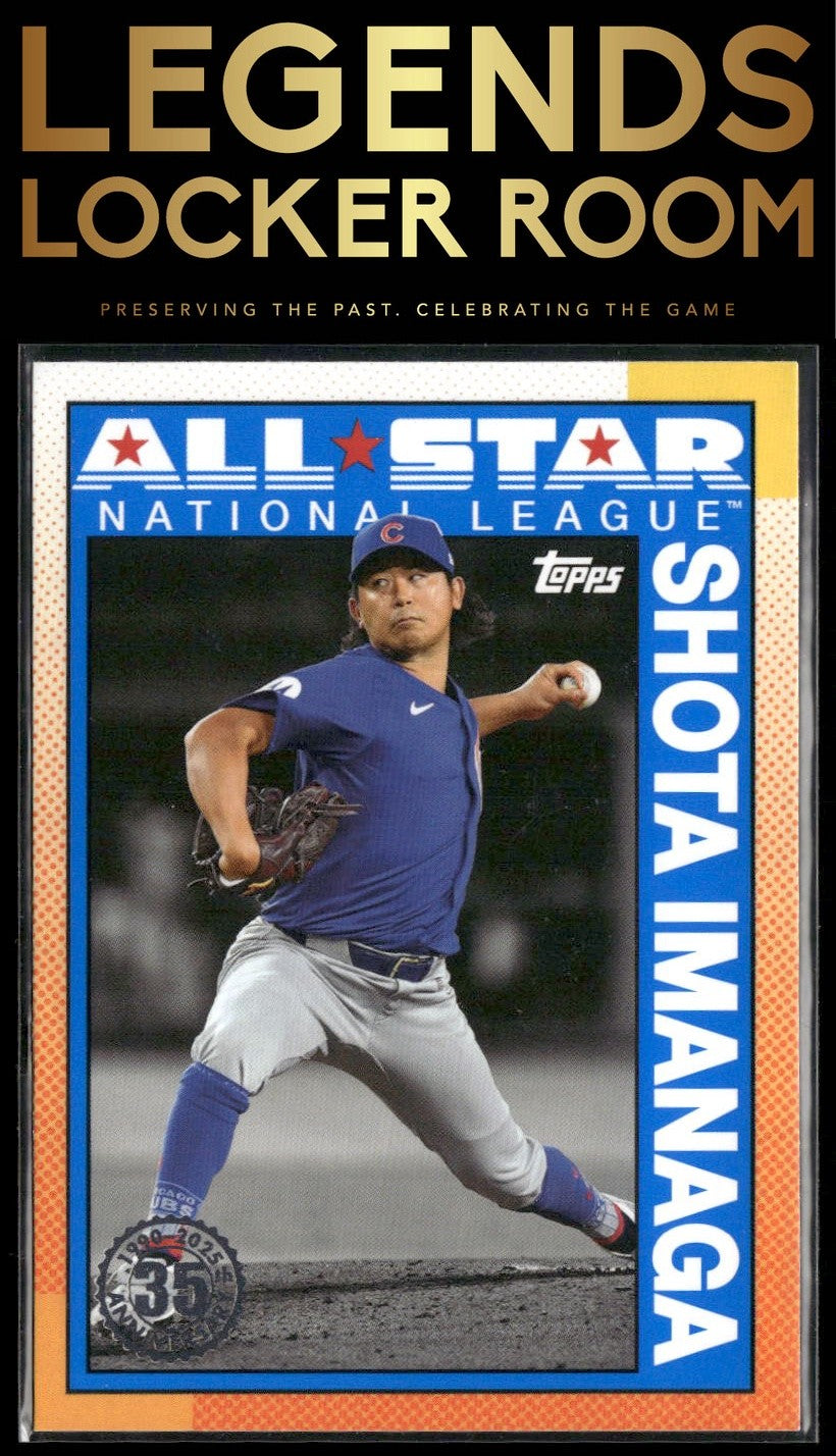 2025 Topps Shota Imanaga 1990 Topps Baseball 35th Anniversary All-Stars