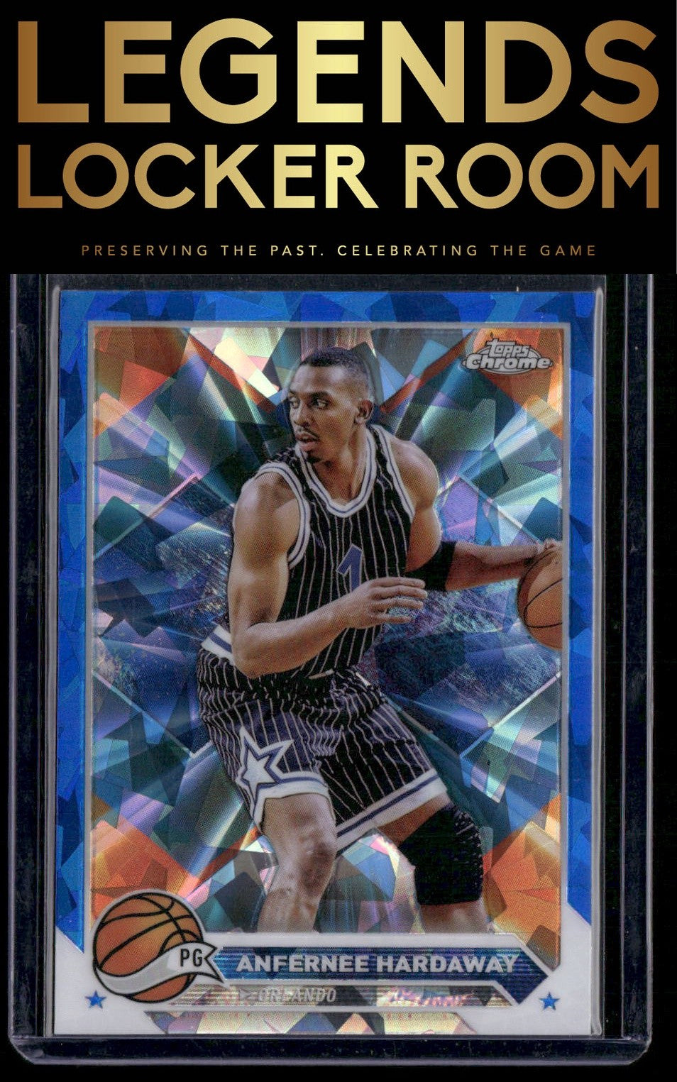 2023-24 Topps Chrome Sapphire Edition #44 Anfernee Hardaway