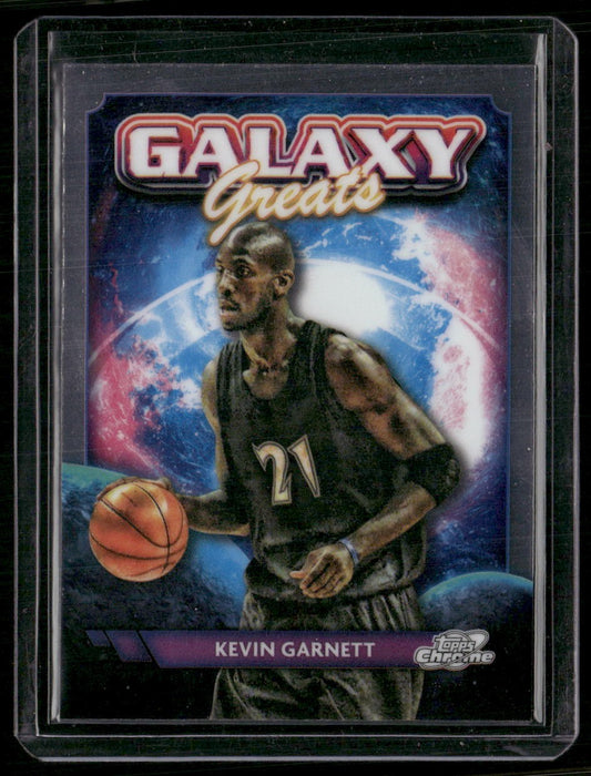 2023-24 Topps Chrome Cosmic #GG-10 Kevin Garnett Galaxy Greats
