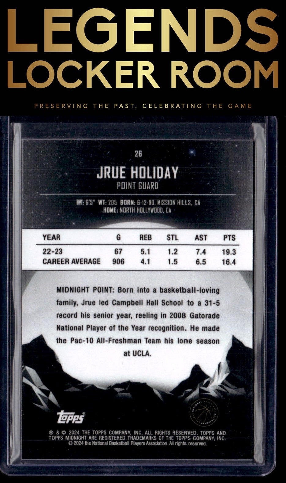 2023-24 Topps Midnight #26 Jrue Holiday