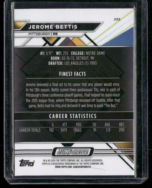 2023 Topps Composite #232 Jerome Bettis