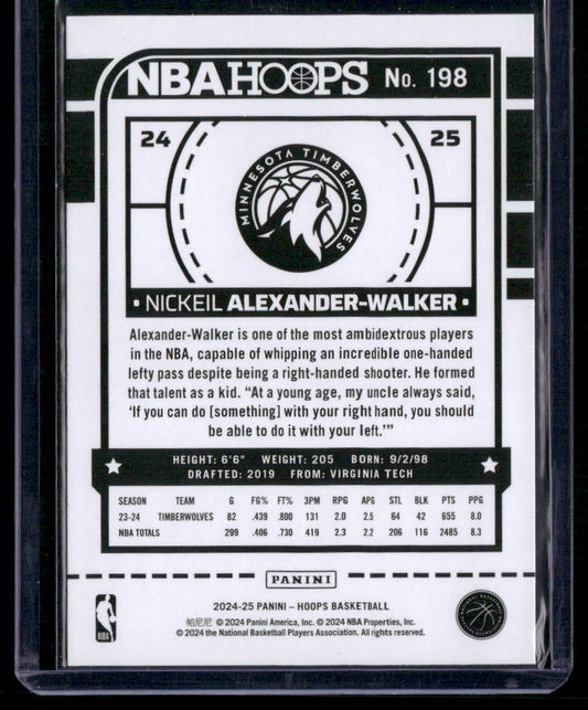 2024-25 Hoops #198 Nickeil Alexander-Walker