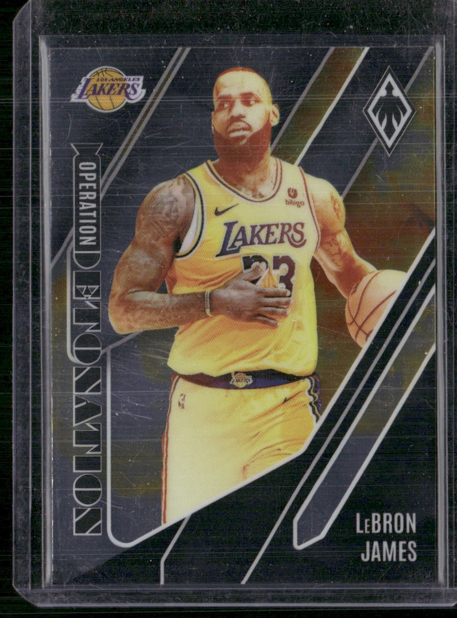 2023-24 Panini Phoenix #8 LeBron James Operation Detonation