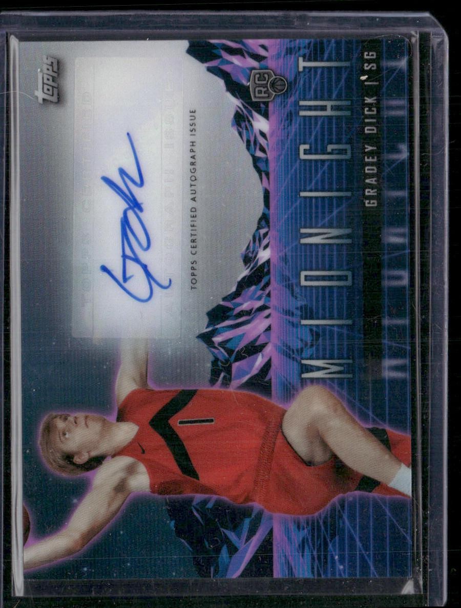 2023-24 Topps Midnight #RHS-GD Gradey Dick Rookie Horizon Signatures