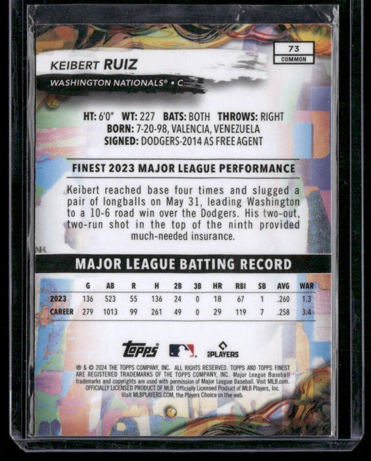 2024 Finest #73 Keibert Ruiz