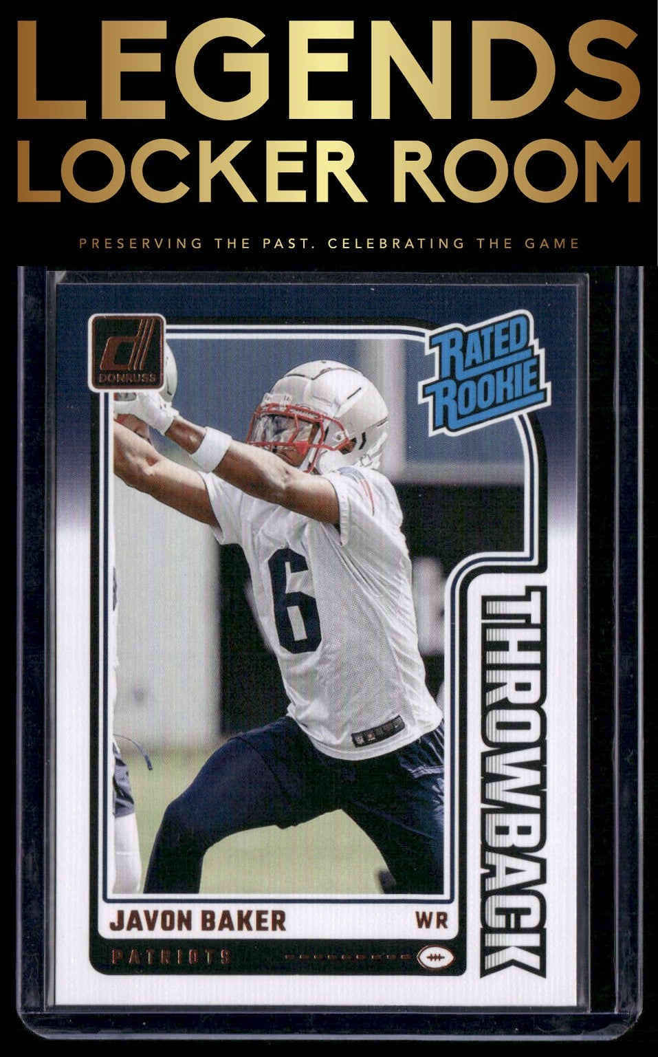 2024 Donruss #10 Javon Baker Rated Rookies Throwback