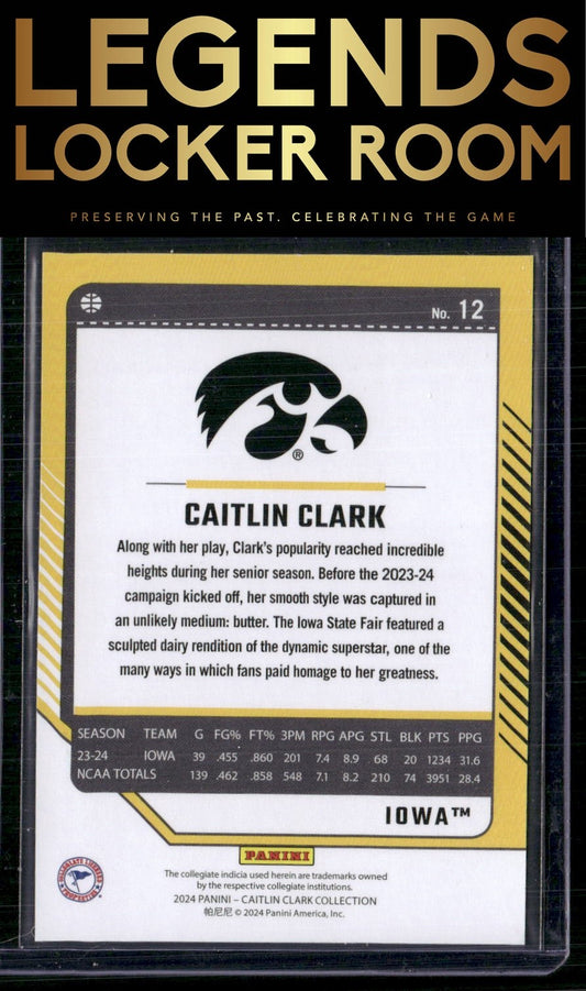 2024 Panini Caitlin Clark Collection #12 Caitlin Clark