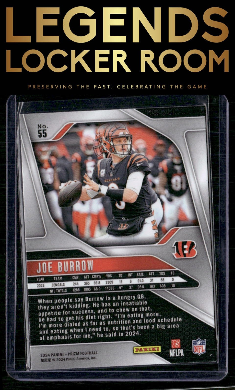 2024 Panini Prizm #55 Joe Burrow