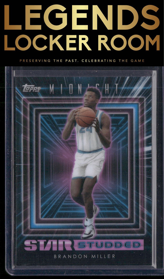 2023-24 Topps Midnight #SS-22 Brandon Miller Star Studded