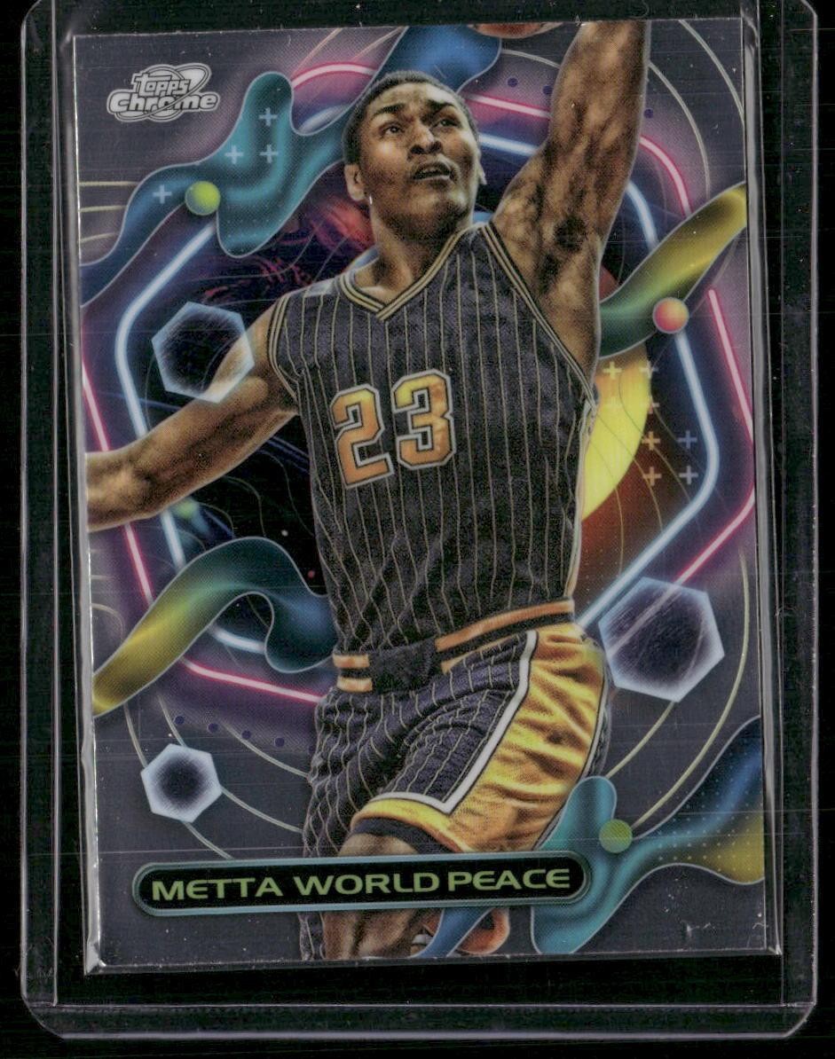2023-24 Topps Chrome Cosmic #52 Metta World Peace