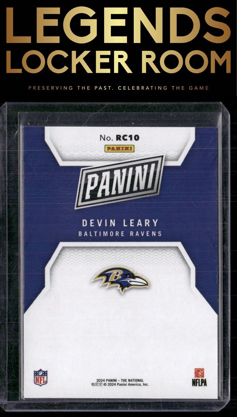 2024 Panini National Convention #RC10 Devin Leary Rookies Foil