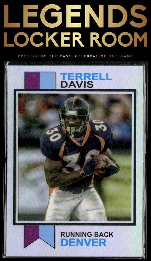 2023 Topps Composite #1973-9 Terrell Davis 1973 Topps Football Refractor