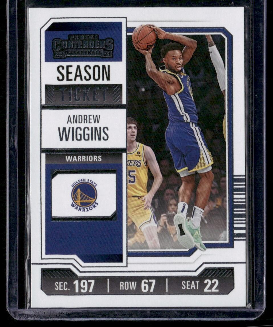 2023-24 Panini Contenders #65 Andrew Wiggins