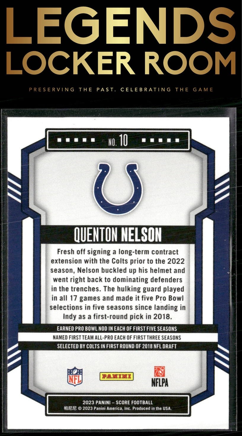 2023 Score #10 Quenton Nelson