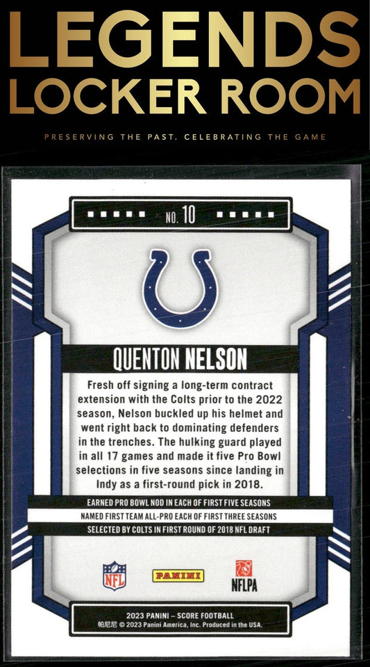 2023 Score #10 Quenton Nelson