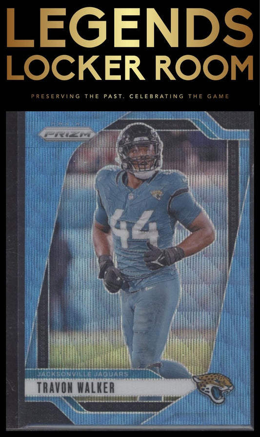 2024 Panini Prizm #133 Travon Walker Blue Wave #/230