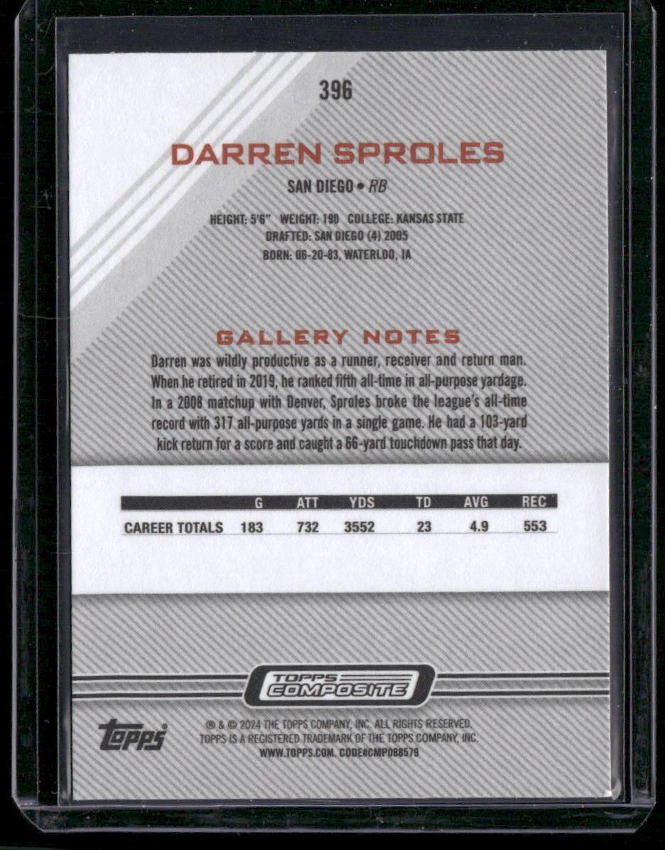 2023 Topps Composite #396 Darren Sproles
