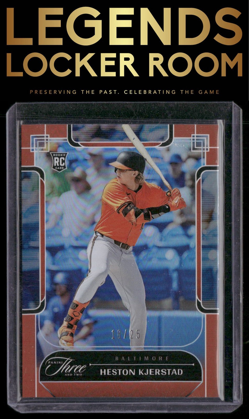 2024 Panini Three and Two #56 Heston Kjerstad Orange #/25