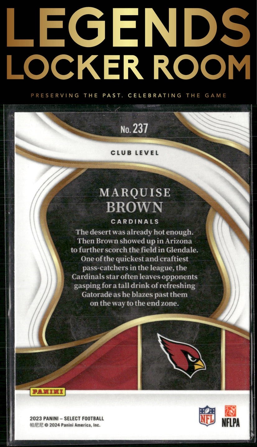 2023 Panini Select #237 Marquise Brown