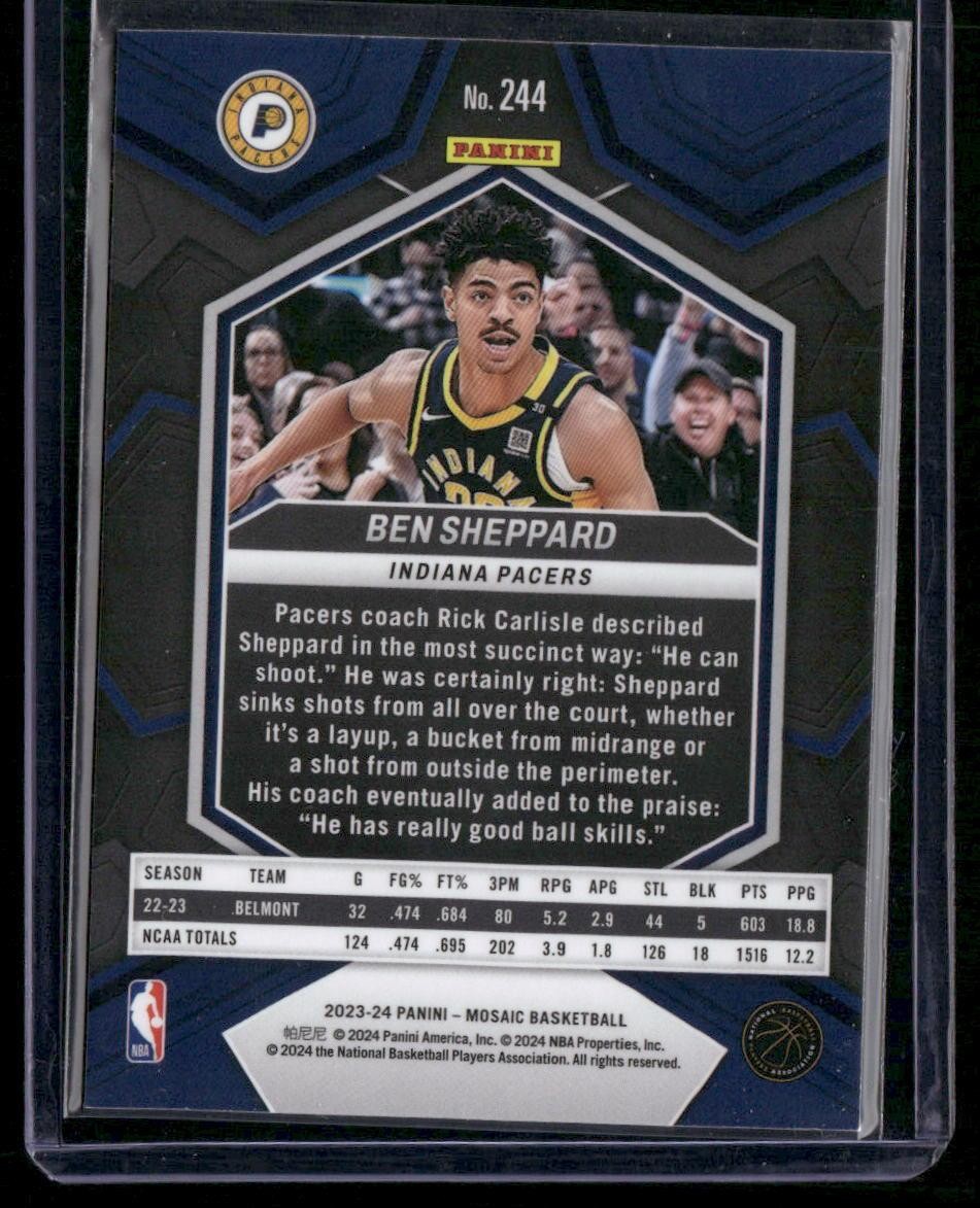 2023-24 Panini Mosaic #244 Ben Sheppard