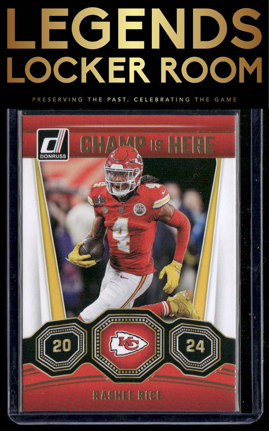 2024 Donruss #4 Rashee Rice Champ is Here