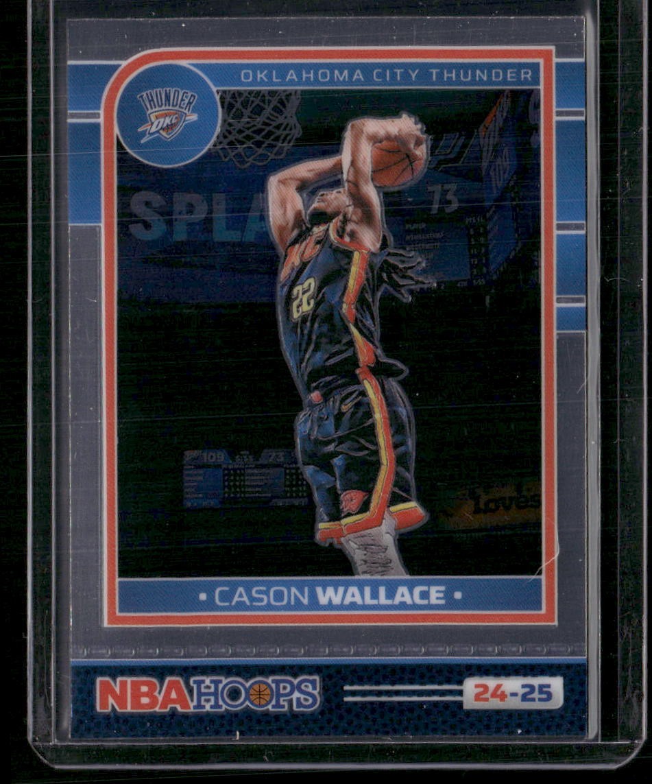 2024-25 Hoops #68 Cason Wallace Premium Prizms Silver